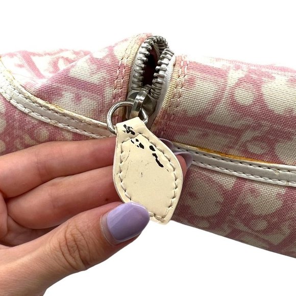 Vintage Christian Dior by John Galliano pink trotter monogram bowler bag - Picture 8 of 8